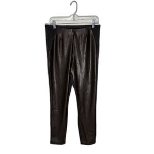 Brown Faux Leather pants